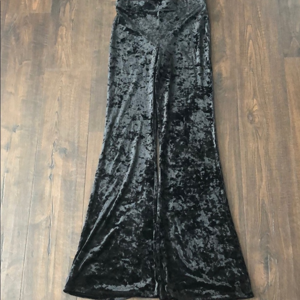 Forever 21 Velvet Flare Pants